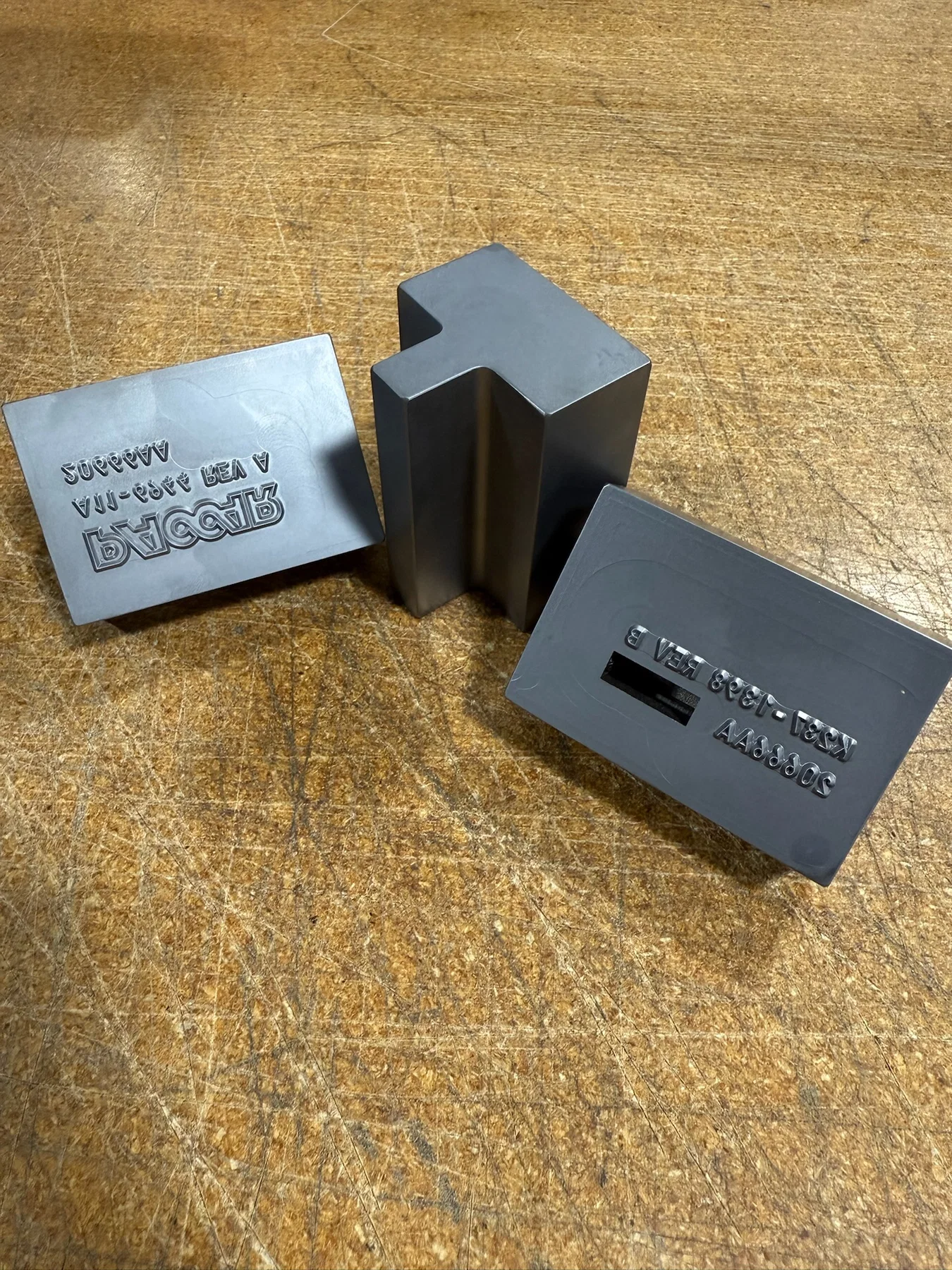 Precision machined components for EDM and fine-detail work.